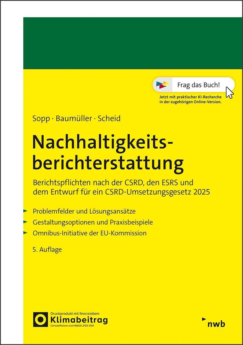 Nachhaltigkeitsberichterstattung Law