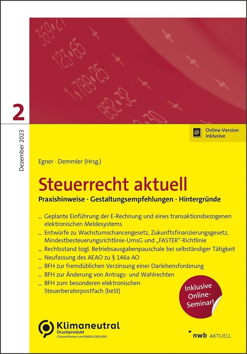 Steuerrecht aktuell 2/2023 book