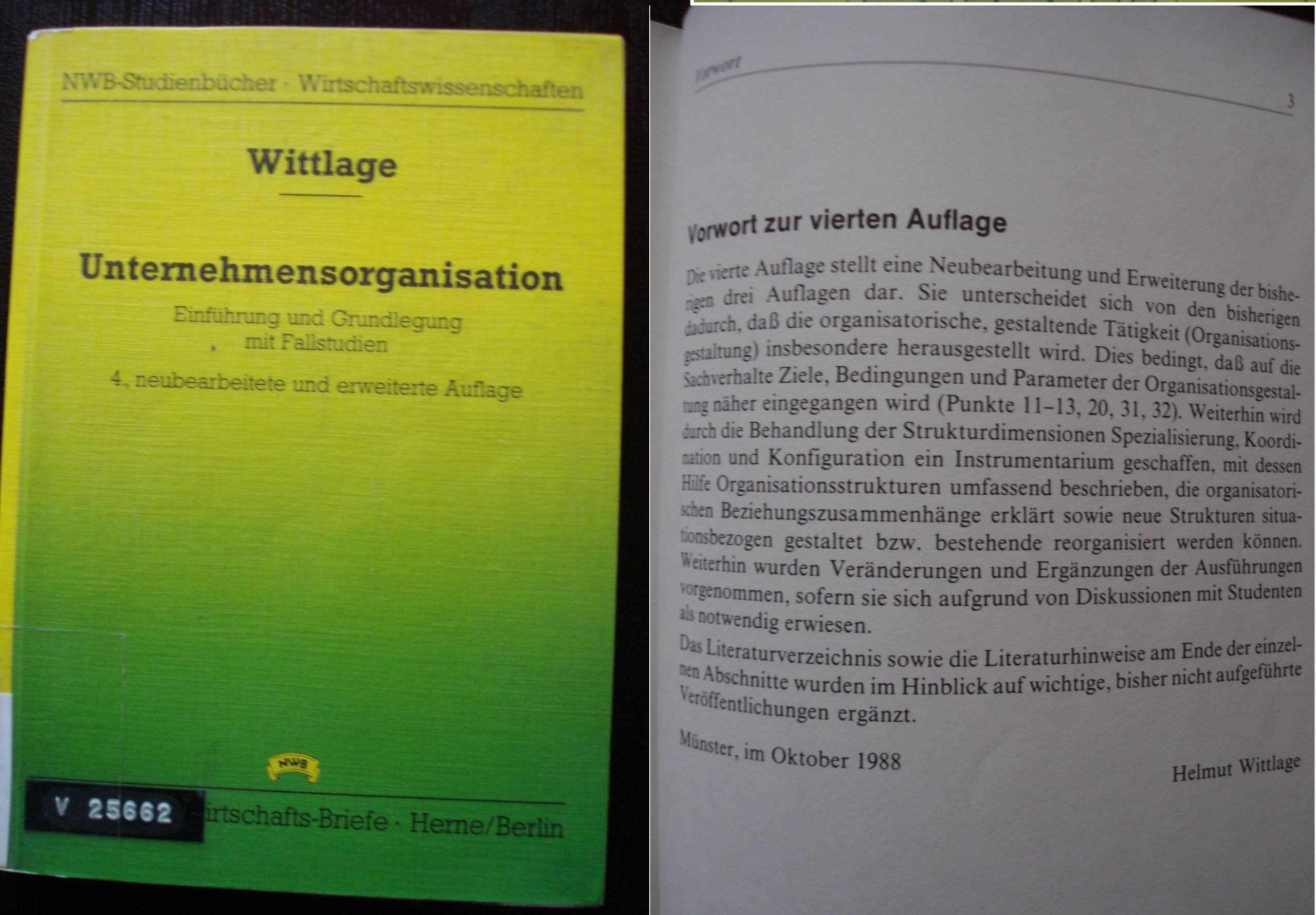 Unternehmensorganisation: Einführung und Grundlegung mit Fallstudien (NWB-Studienbücher - Wirtschaftswissenschaften) Business, Finance & Career