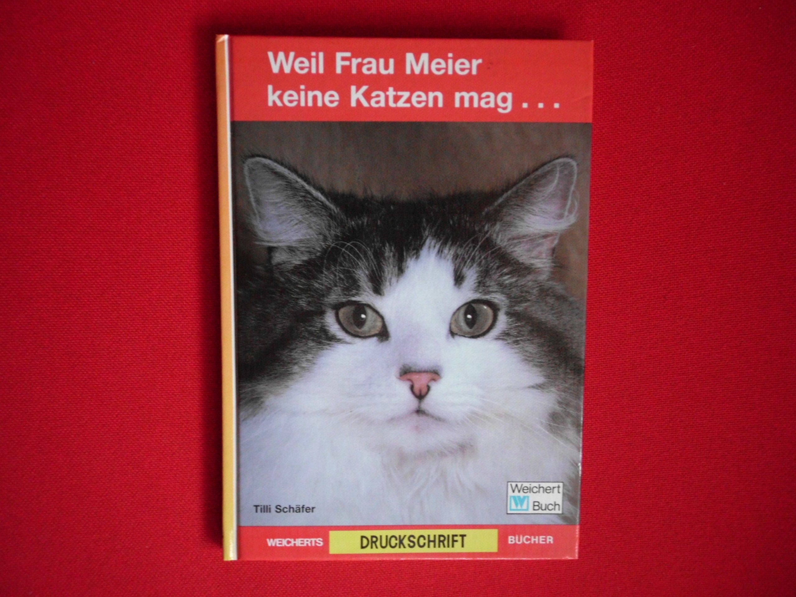Weil Frau Meier keine Katzen mag: In Druckschrift Books