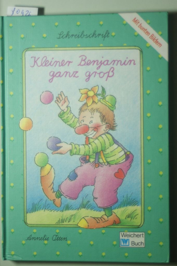 Kleiner Benjamin ganz gross: In Original Schulschreibschrift Books