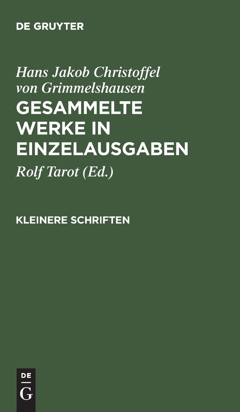 Kleinere Schriften: Abdruck der Erstausgaben mit den Lesarten der zu Lebzeiten des Dichters erschienenen Ausgaben (Gesammelte Werke in Einzelausgaben) Contemporary literature Books