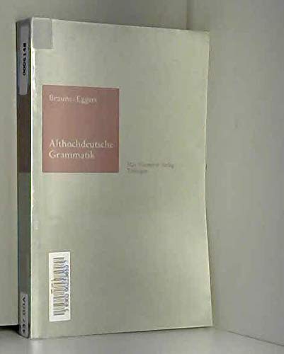 Althochdeutsche Grammatik Politics & History