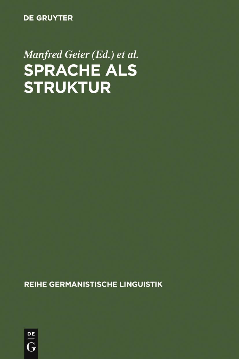 Sprache als Struktur Social Sciences