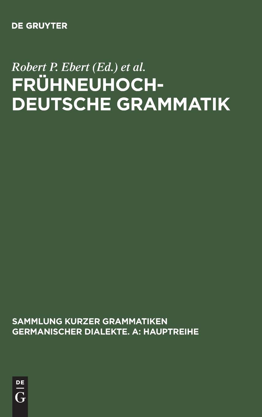 Product Image: Frühneuhochdeutsche Grammatik