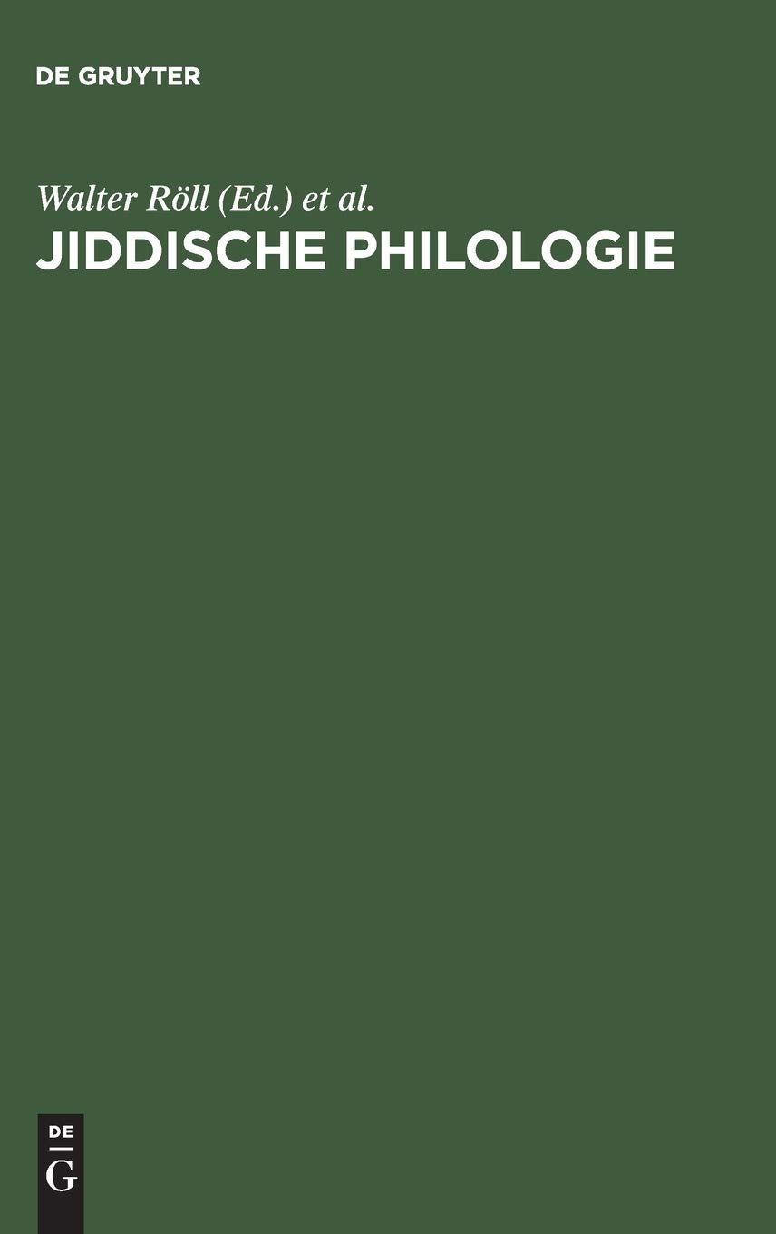 Jiddische Philologie: Festschrift für Erika Timm Social Sciences
