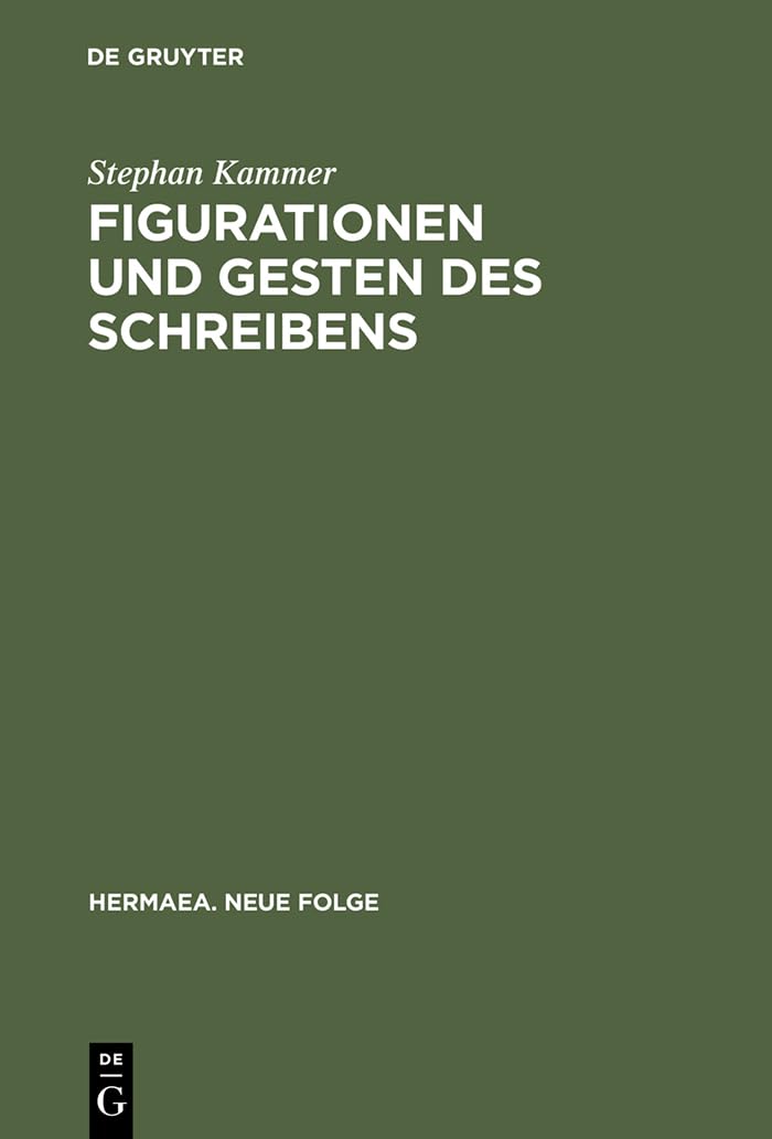 Figurationen Und Gesten Des Schreibens: Zur Ästhetik Der Produktion in Robert Walsers Prosa Der Berner Zeit book