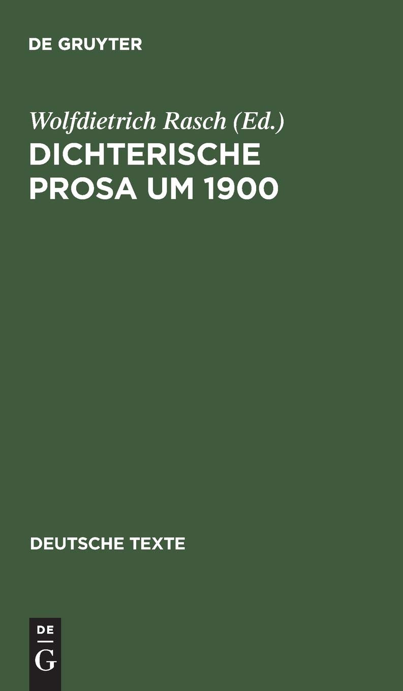 Product Image: Dichterische Prosa um 1900