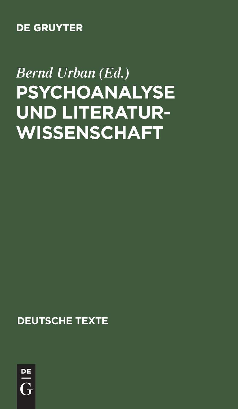 Psychoanalyse und Literaturwissenschaft Contemporary literature