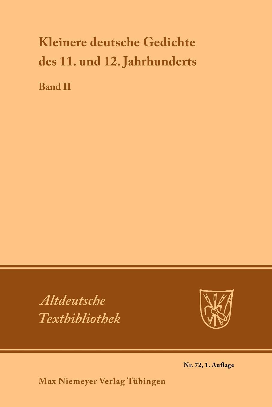 Kleinere deutsche Gedichte des 11. und 12. Jahrhunderts Historical Fiction