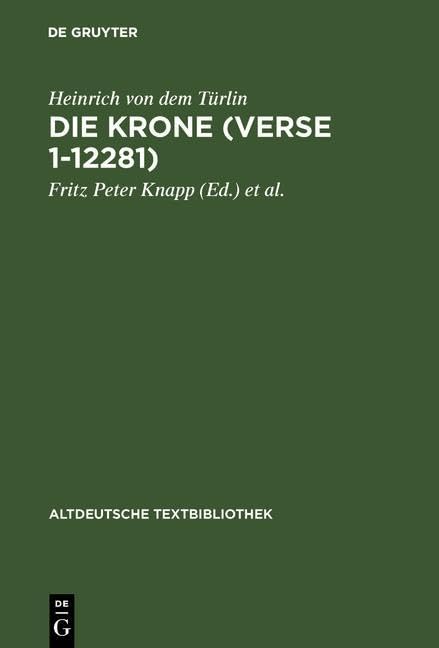 Die Krone (Verse 1-12281) Contemporary literature