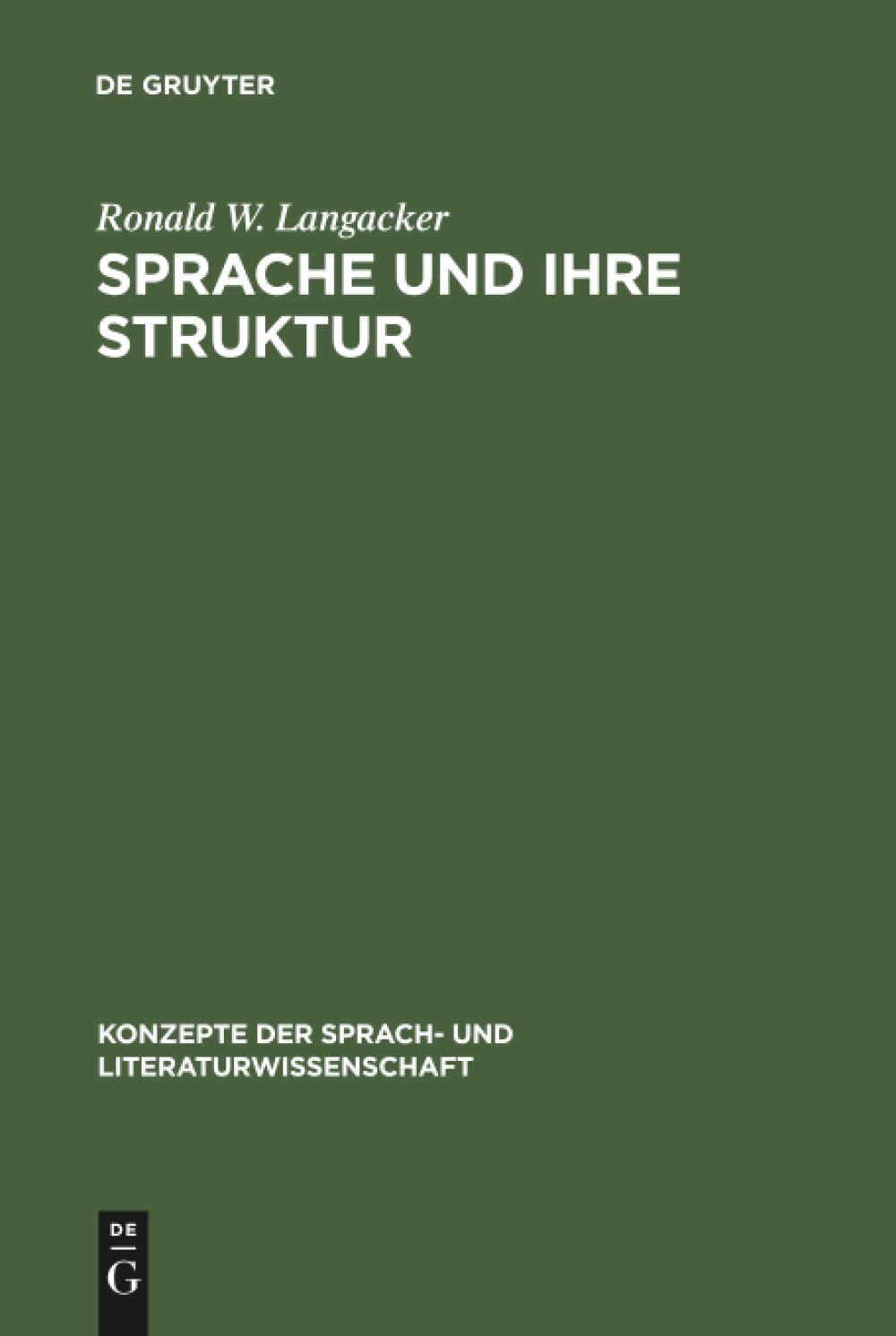 Product Image: Sprache und ihre Struktur