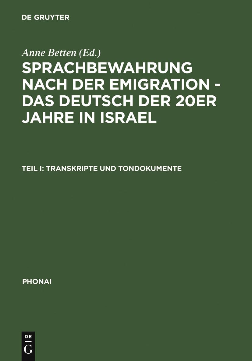Transkripte und Tondokumente (Phonai, 42, Band 42) Social Sciences