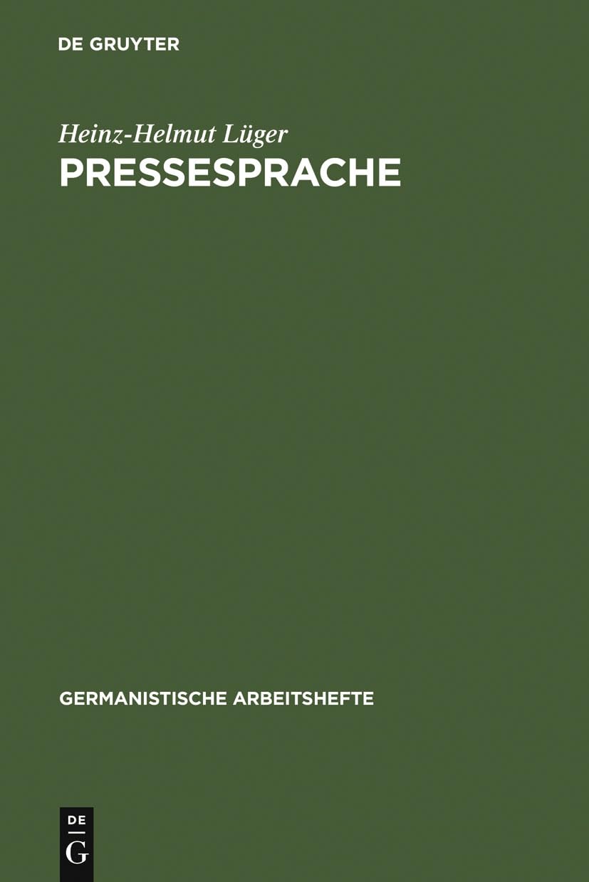 Pressesprache Media & Communication Books