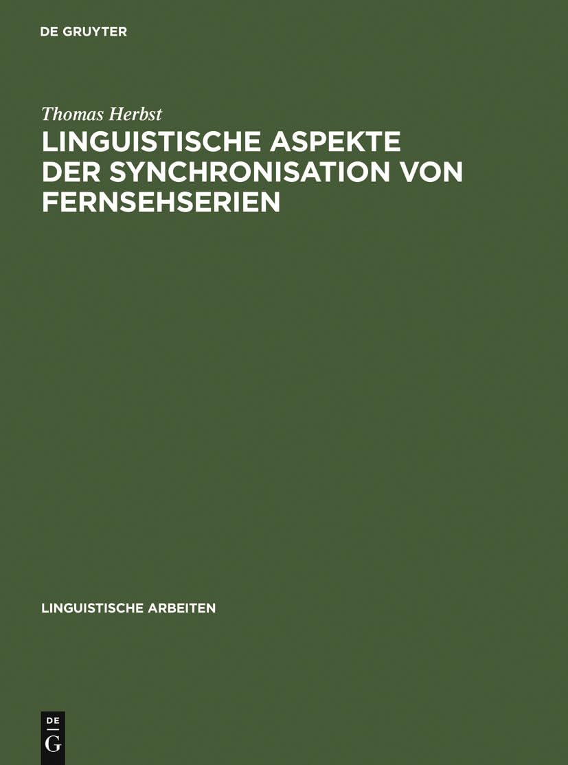 Linguistische Aspekte der Synchronisation von Fernsehserien book