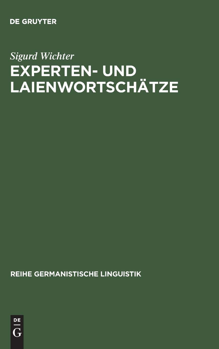 Experten- und Laienwortschätze Social Sciences