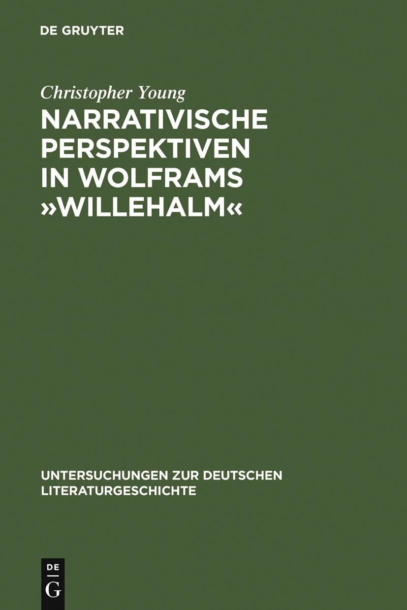 Product Image: Narrativische Perspektiven in Wolframs 'Willehalm'