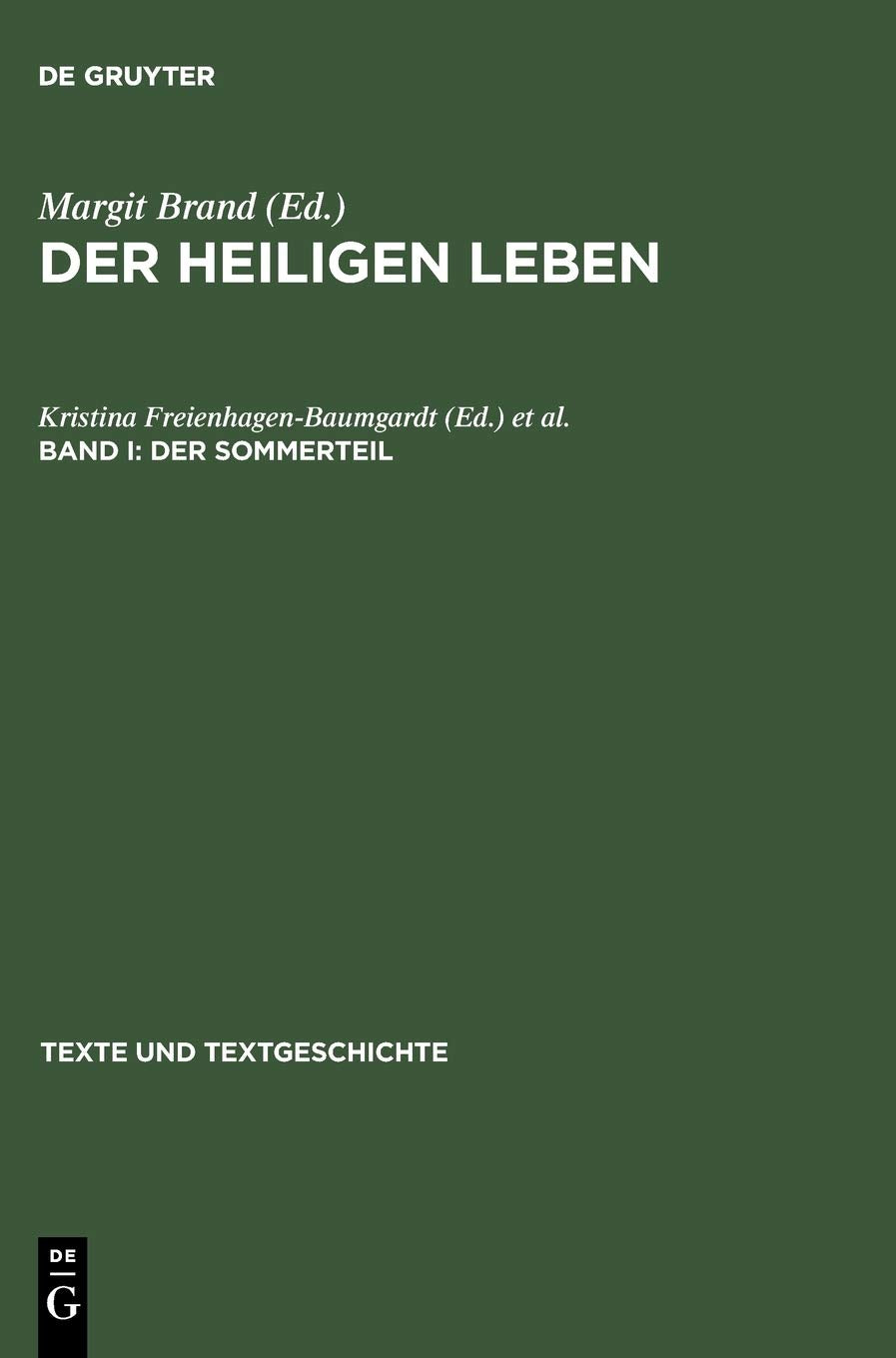 Der Sommerteil (Texte und Textgeschichte, 44, Band 44) Contemporary literature