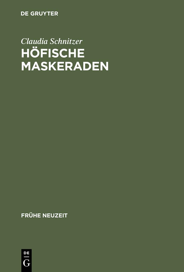 Höfische Maskeraden Contemporary literature Books