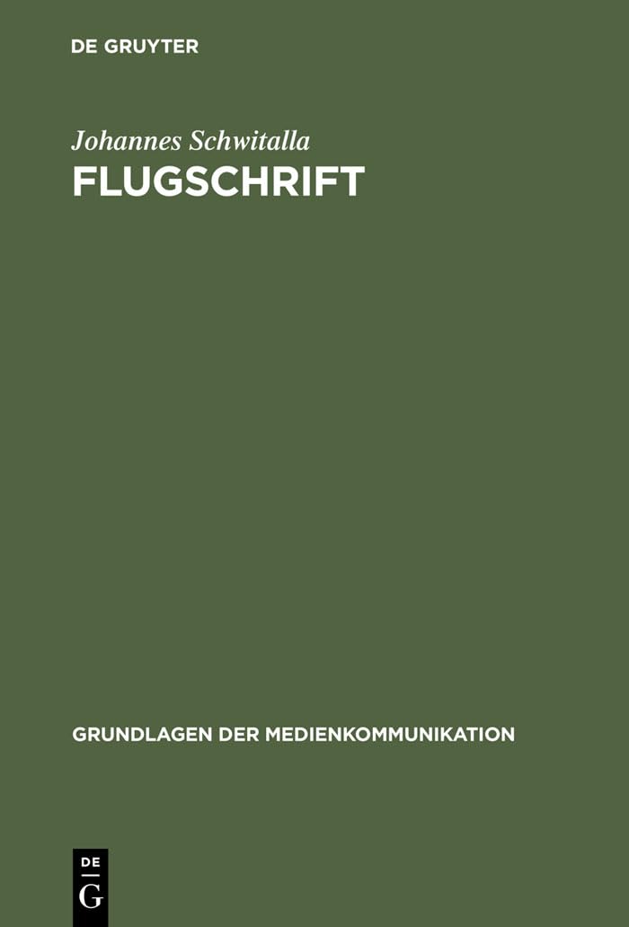 Product Image: Flugschrift