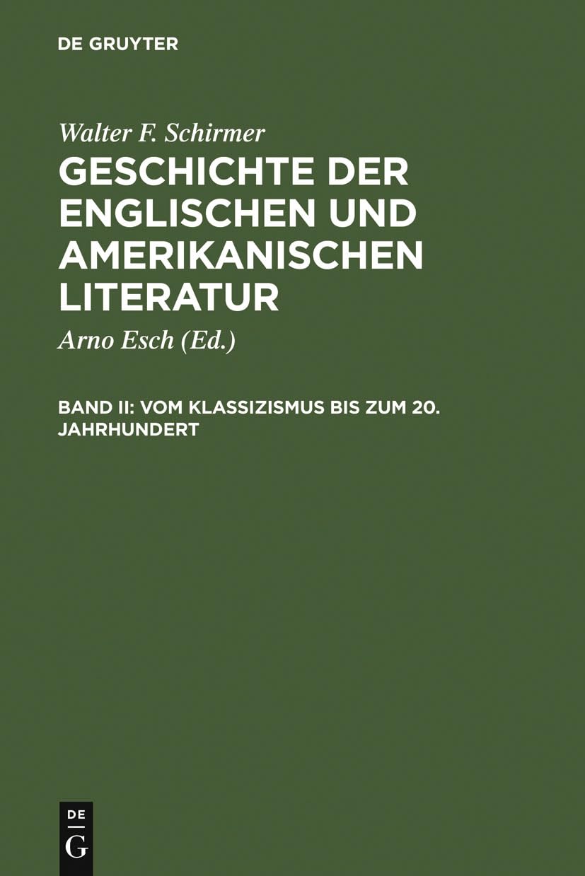 Vom Klassizismus bis zum 20. Jahrhundert Contemporary literature