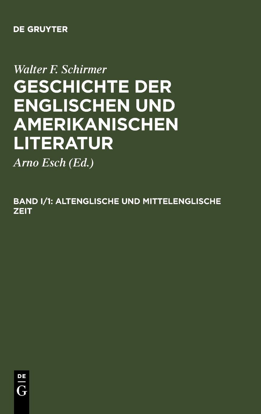 Geschichte der englischen und amerikanischen Literatur, Studienausg., 2 Bde. in 4 Tl.-Bdn., Bd.1/1, Altenglische und Mittelenglische Zeit Contemporary literature
