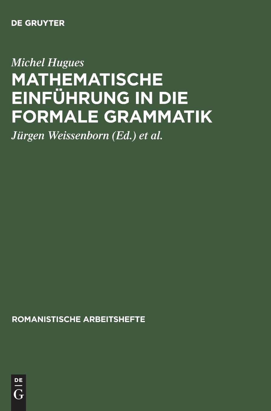 Mathematische Einführung in die formale Grammatik Social Sciences