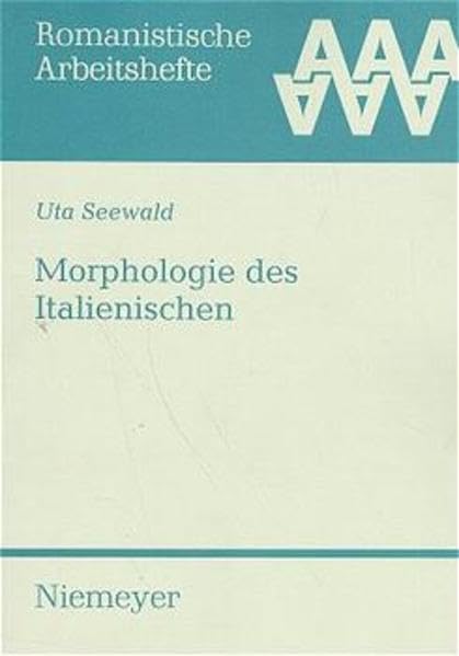 Morphologie Des Italienischen book
