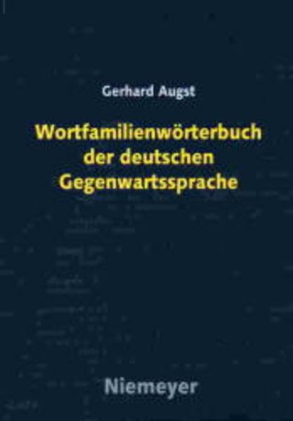 Wortfamilienwörterbuch der deutschen Gegenwartssprache Contemporary literature
