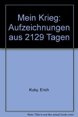 Mein Krieg (5778 018). Aufzeichnungen aus 2129 Tagen Professional & Reference Books