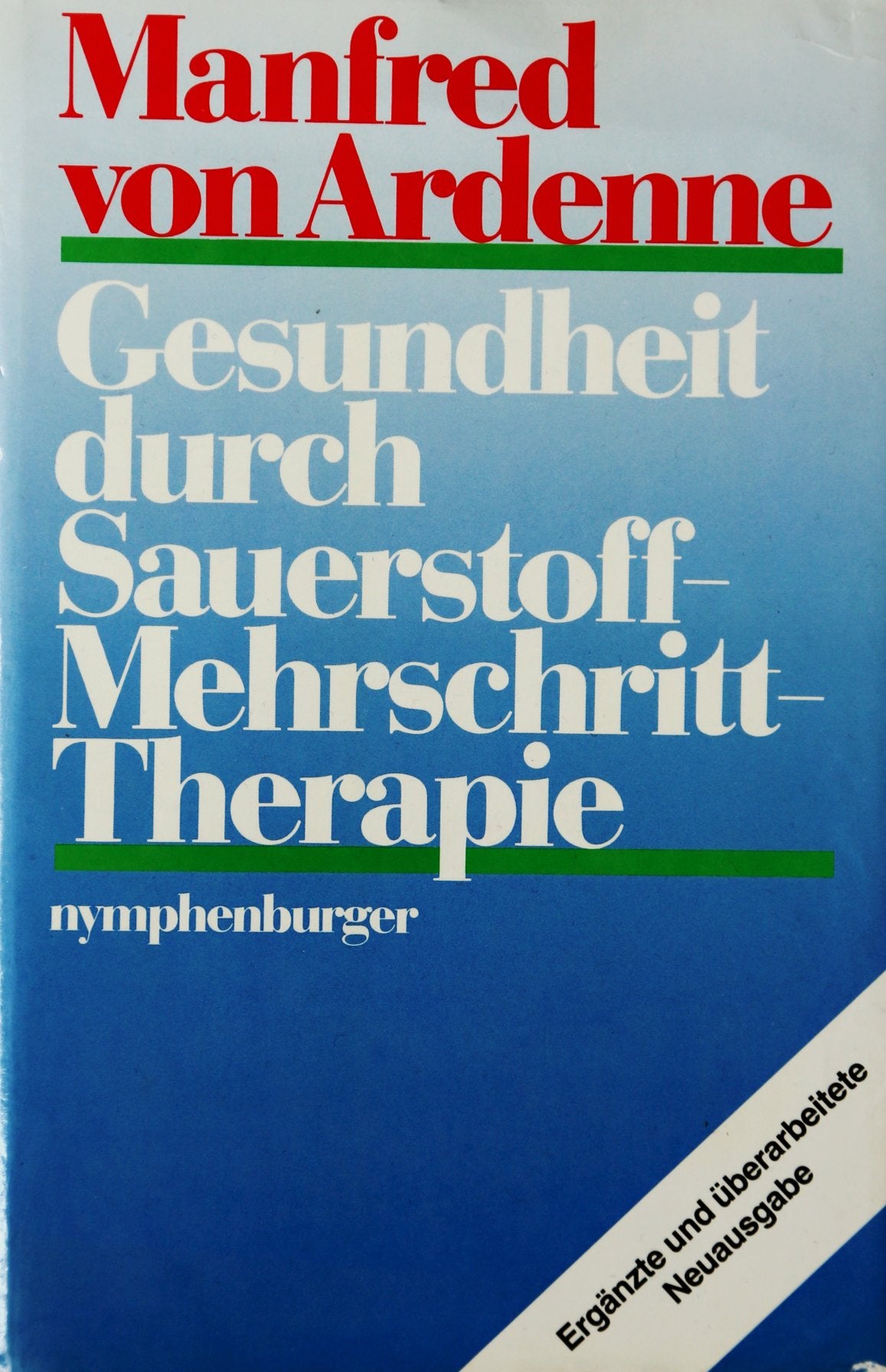 Gesundheit durch (5877 873) Sauerstoff- Mehrschritt- Therapie Health, Nutrition & Fitness