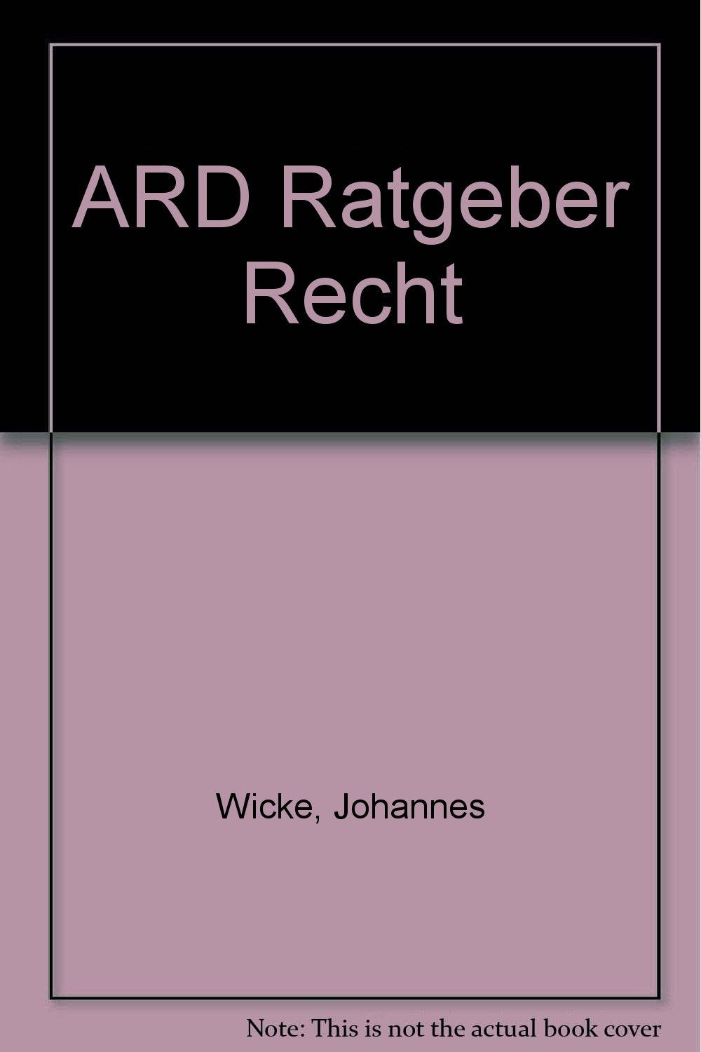 ARD Ratgeber Recht Books