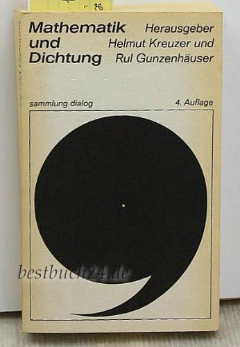 Methematik und Dichtung Versuche zur Frage einer exakten Literaturwissenschaft Books