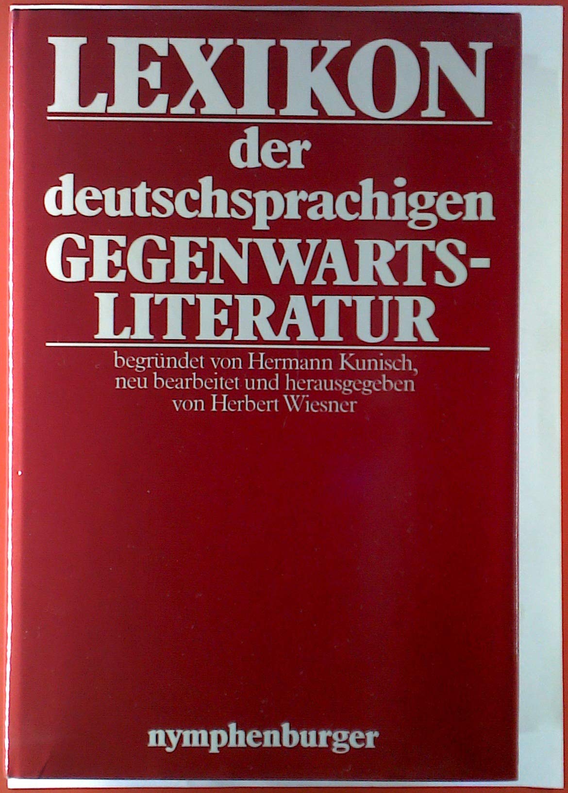 Lexikon der deutschsprachigen Gegenwartsliteratur General education