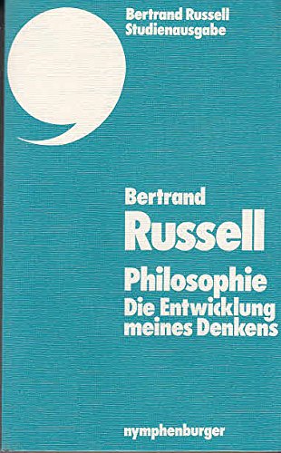 Philosophie. Die Entwicklung meines Denkens. ( Studienausgabe.) Books