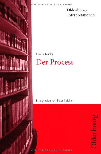 Oldenbourg Interpretationen, Bd.70, Der Process Study Guides Books
