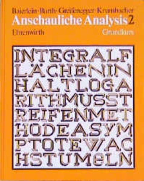 Product Image: Anschauliche Analysis II. Grundkurs