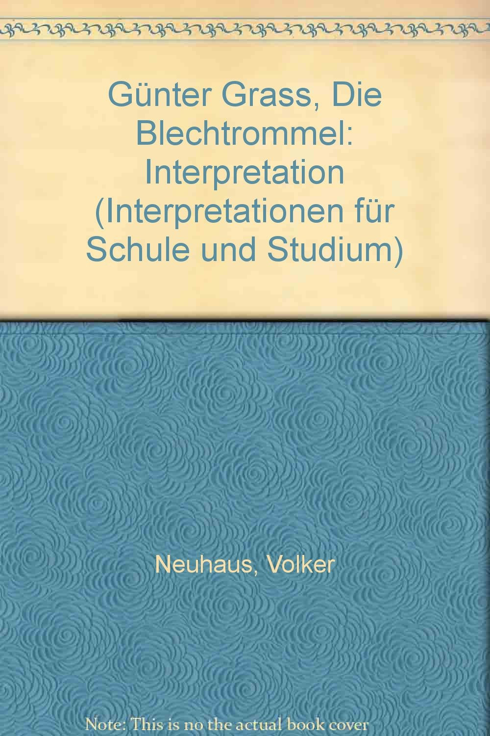 Günter Grass, Die Blechtrommel Contemporary literature Books