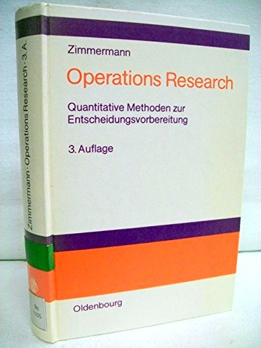 Product Image: Operations Research: Quantitative Methoden zur Entscheidungsvorbereitung