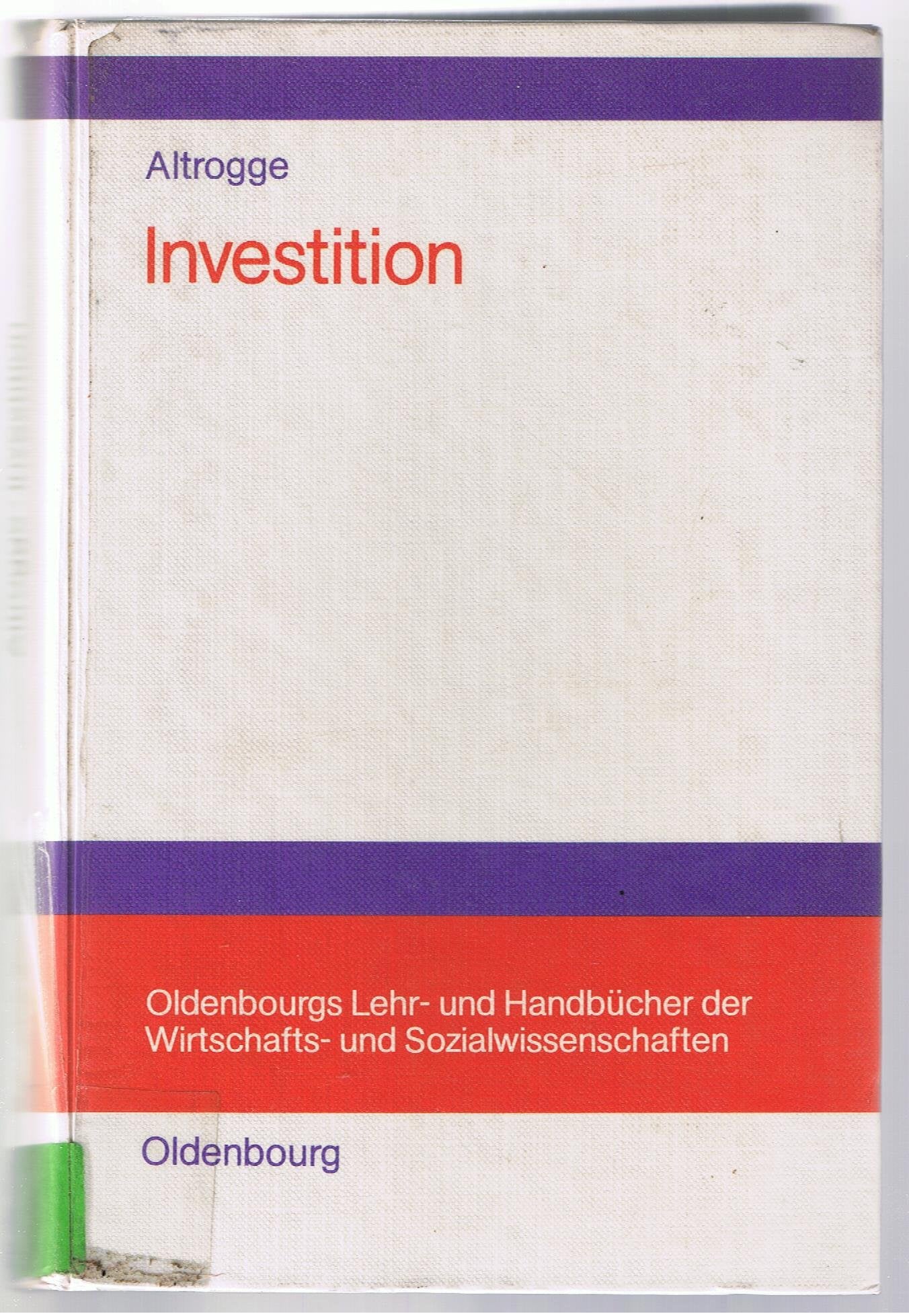 Investition Business & Technology Books