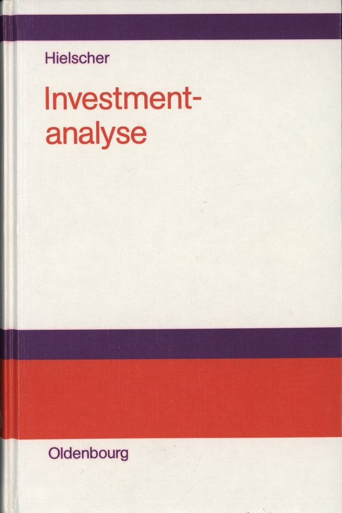 Investmentanalyse - Hielscher, Udo book