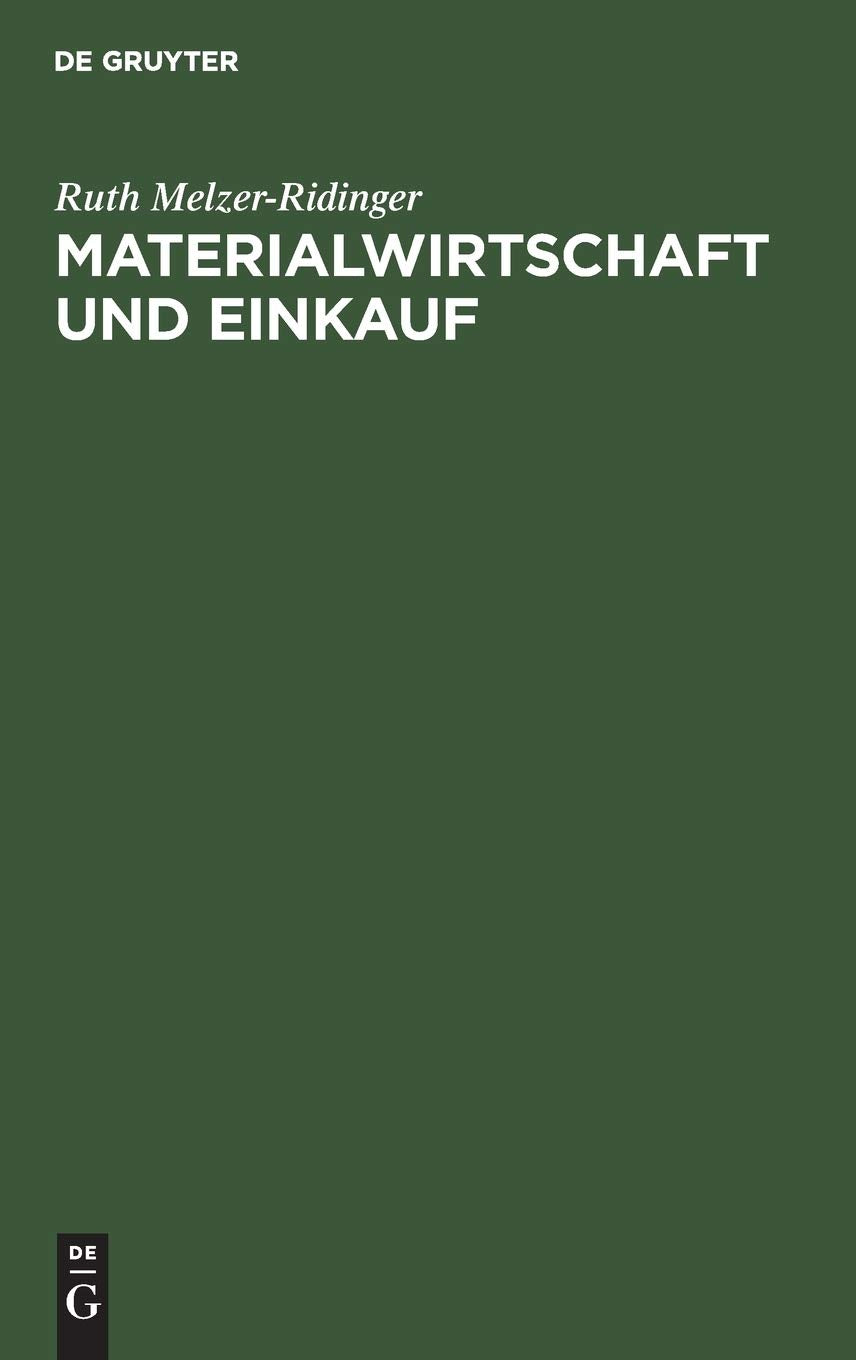Materialwirtschaft und Einkauf Law