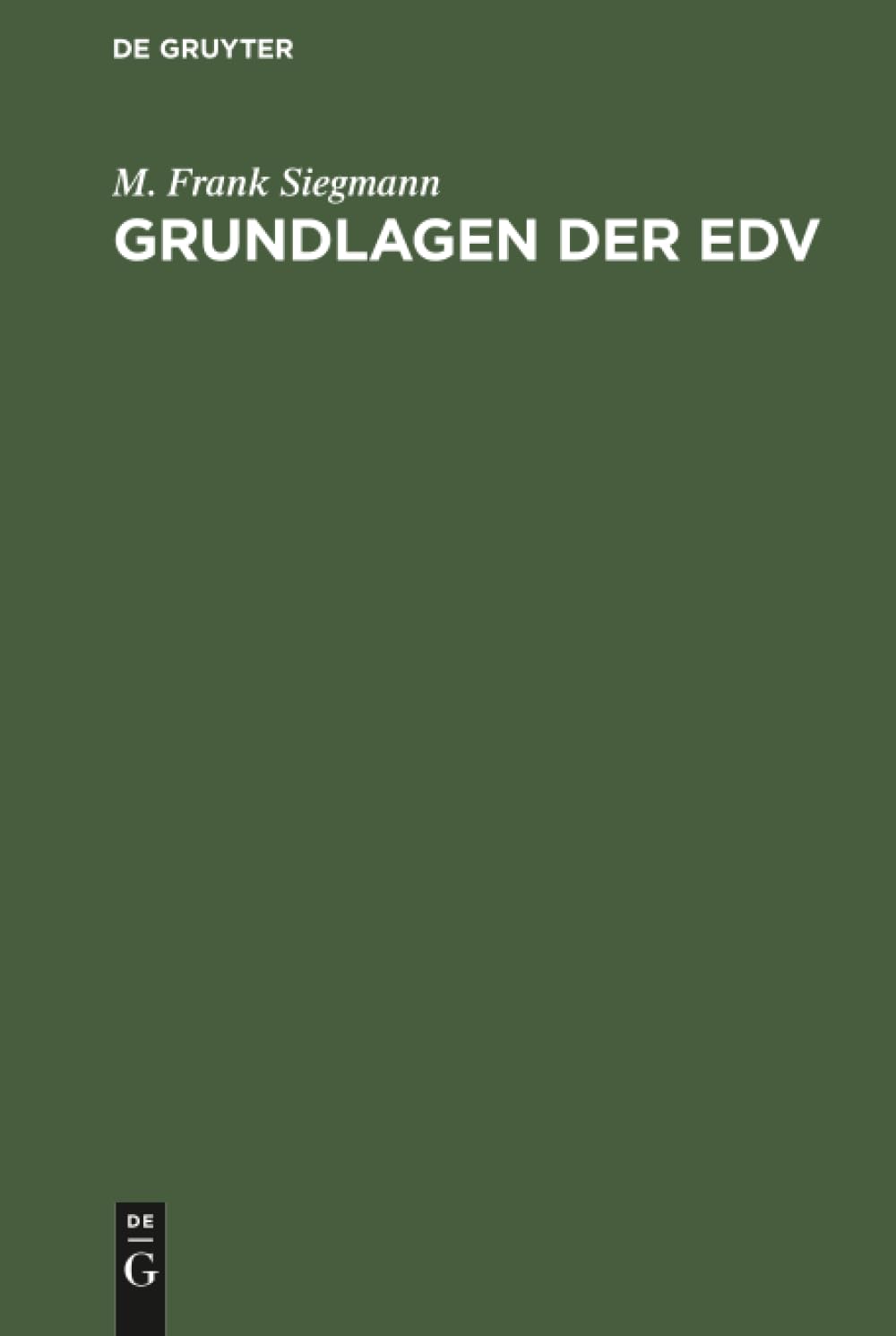 Grundlagen der EDV Law Books