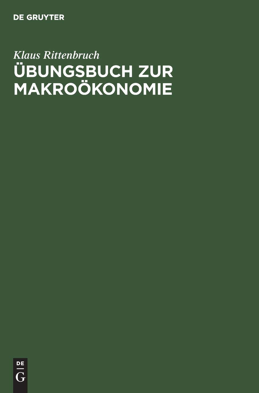 Übungsbuch zur Makroökonomie Law