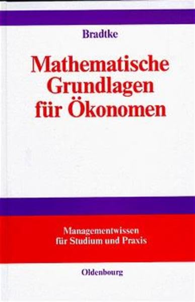 Mathematische Grundlagen für Ökonomen Law