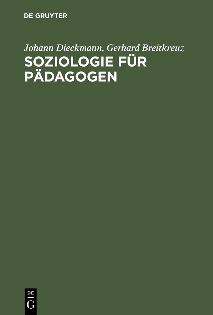 Soziologie für Pädagogen Social Sciences
