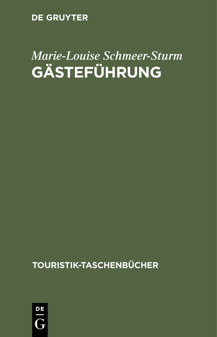 Gästeführung: Grundkurs zur Vorbereitung und Durchführung von Besichtigungen (Touristik-Taschenbücher) Law