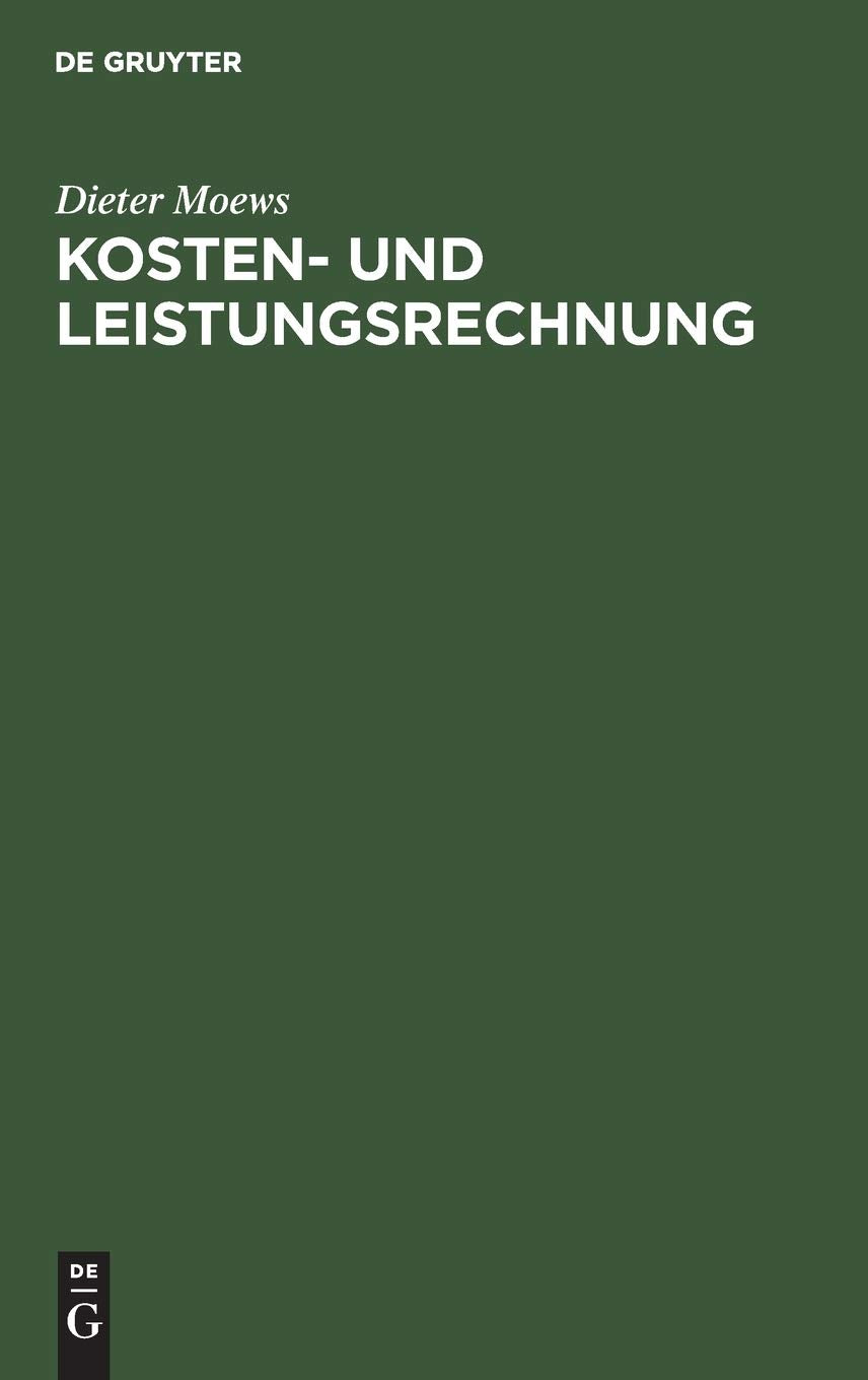 Kosten- und Leistungsrechnung Law
