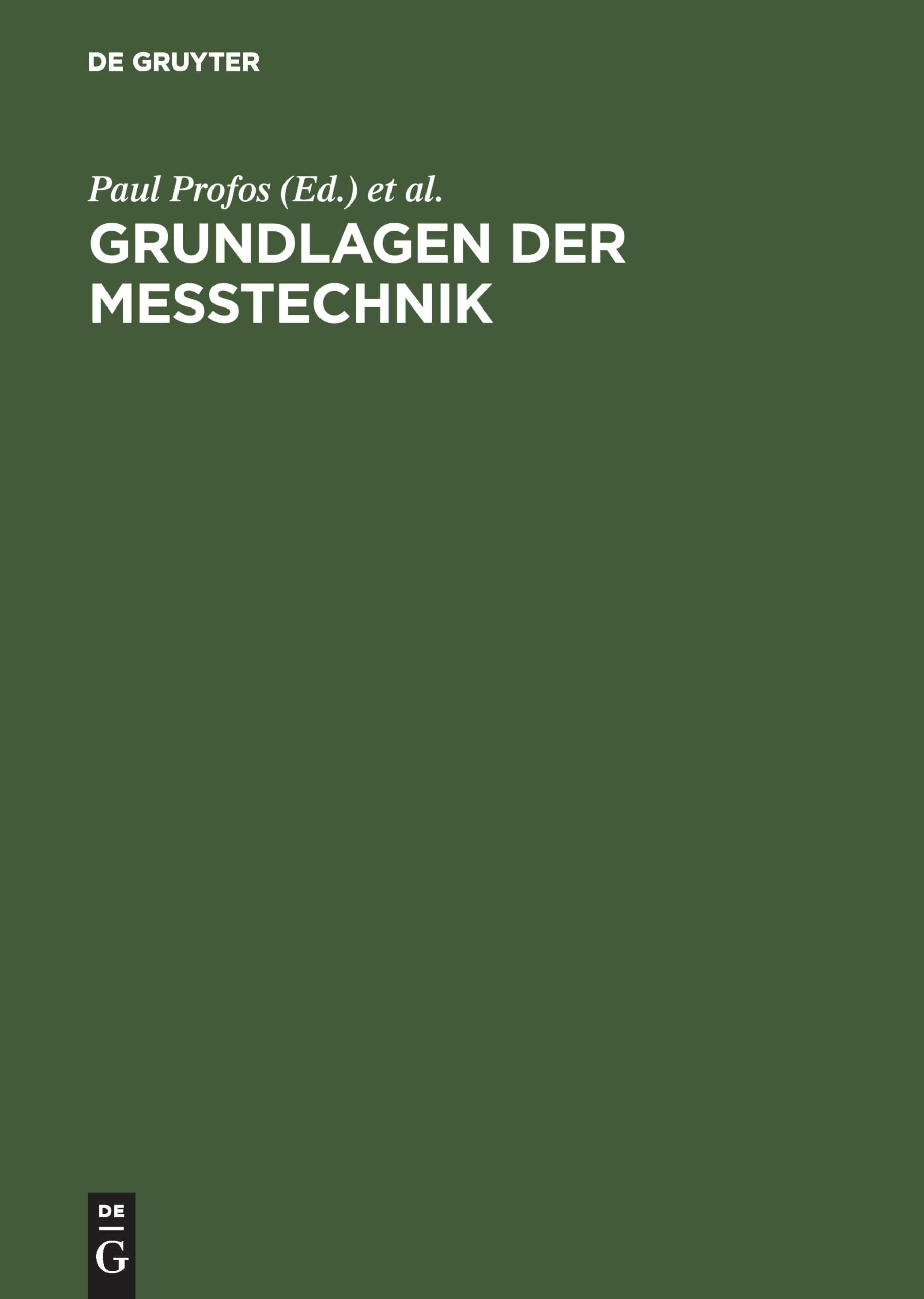 Grundlagen der Meßtechnik Business & Technology