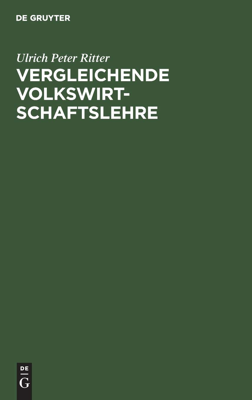 Vergleichende Volkswirtschaftslehre Law